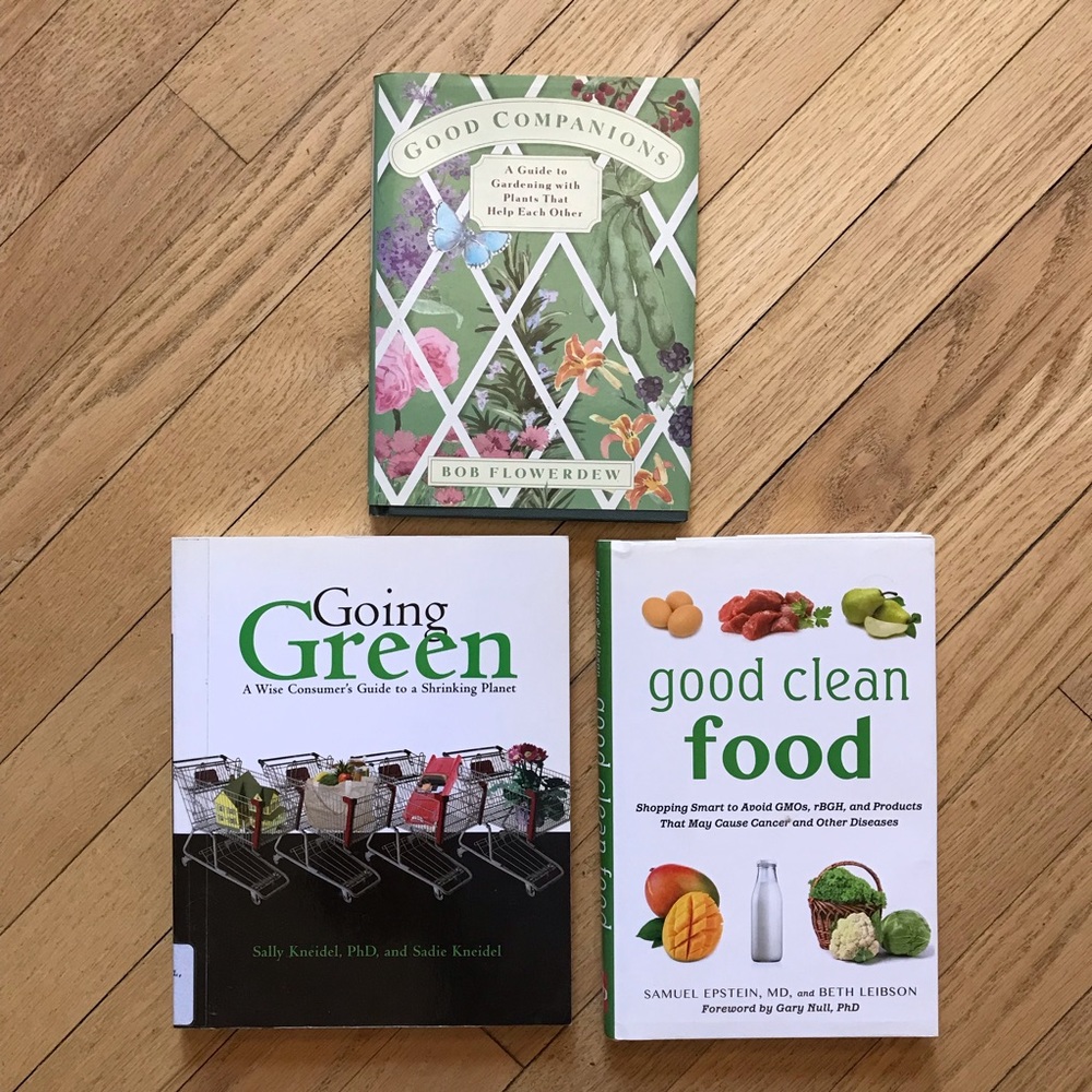 Going Green Good Clean Food Good Companions Book Bundle Cottage Coquette Nature